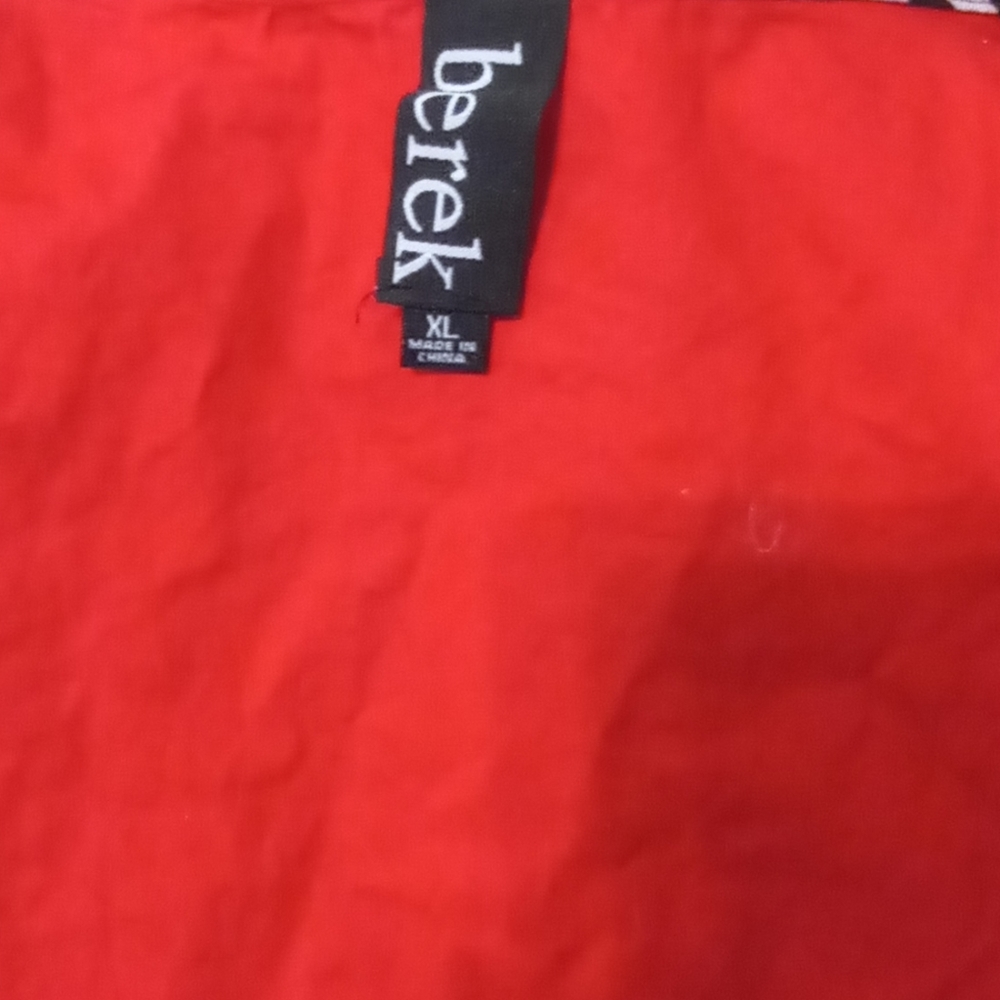 Berek Red Santa Button Down Shirt - Picture 3 of 5